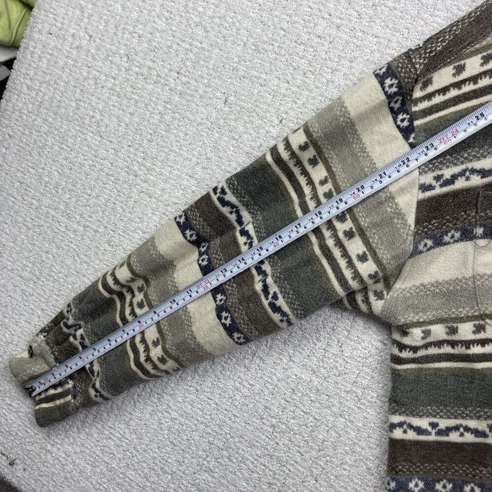 VTG Private member Heavy Button-Down Over Shirt L Aztec Southwest Pattern Retro - Picture 11 of 16